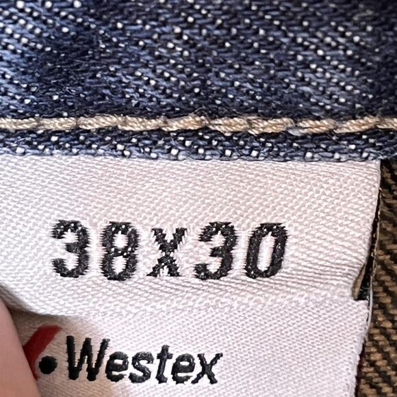 CRUDE Jeans Mens 38x30 Flame Resistant FR Westex Indigo CAT 2 NFPA 2112 RPS-1018 - Picture 5 of 11